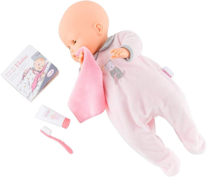 Corolle 9000130130 - Mon Grand Poupon Corolle / Eloise Gute Nacht Set / Französische Puppe mit Charm