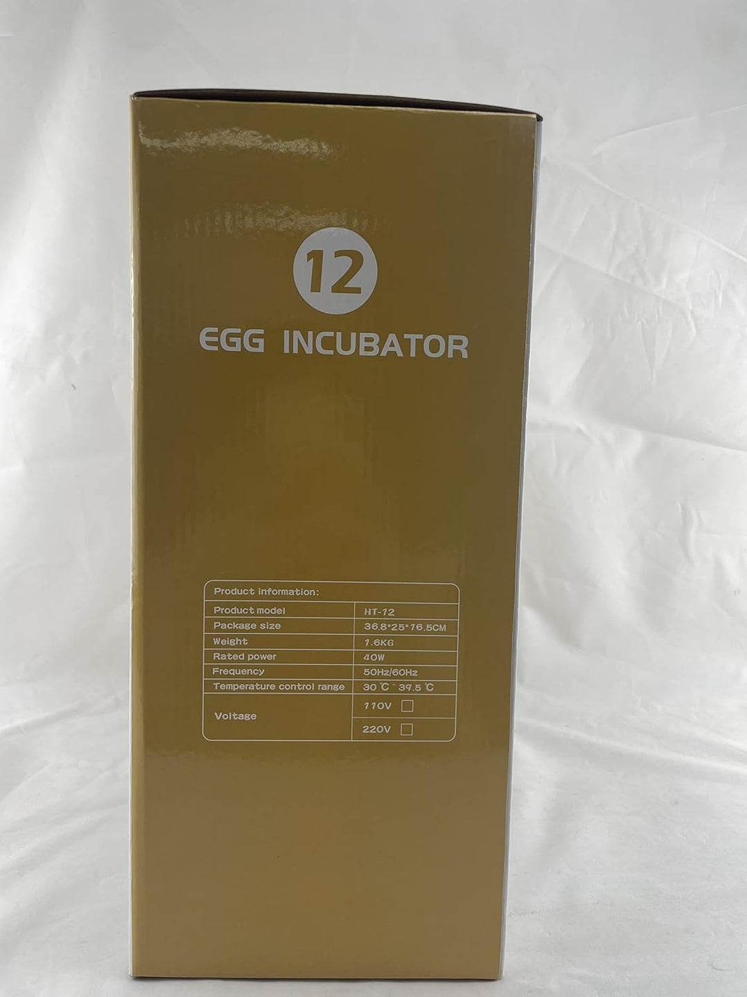 Smart Mini Egg Hatching 12 Eier Inkubator Automatische Temperaturregelung Hatcher für Hühner, Enten,