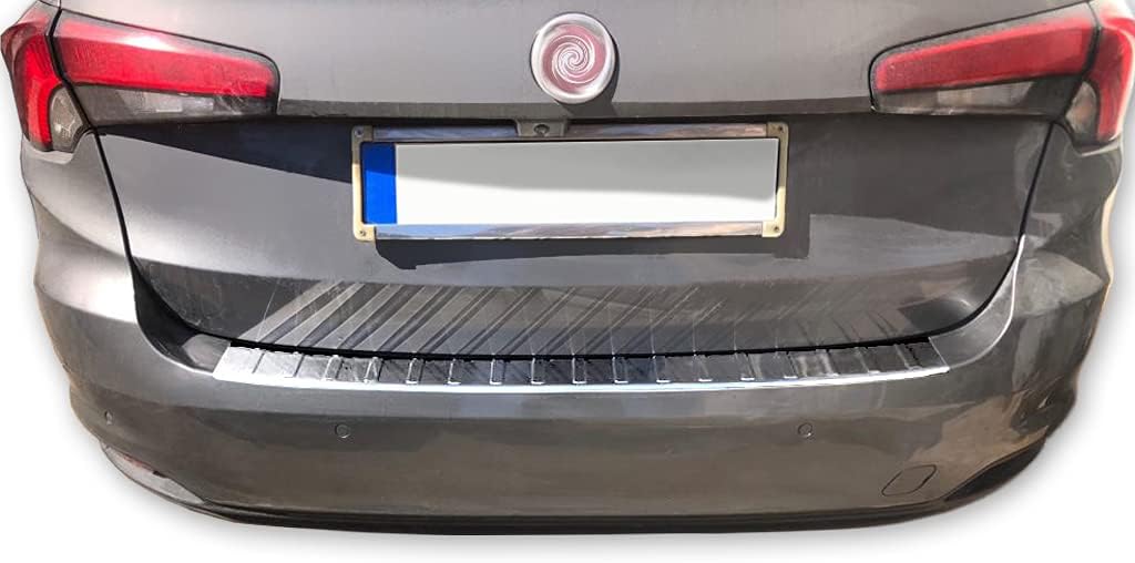 Ladekantenschutz Edelstahl CHROM kompatibel für FIAT TIPO KOMBI | Typ 356 | 2015 | mit Abkantung | p