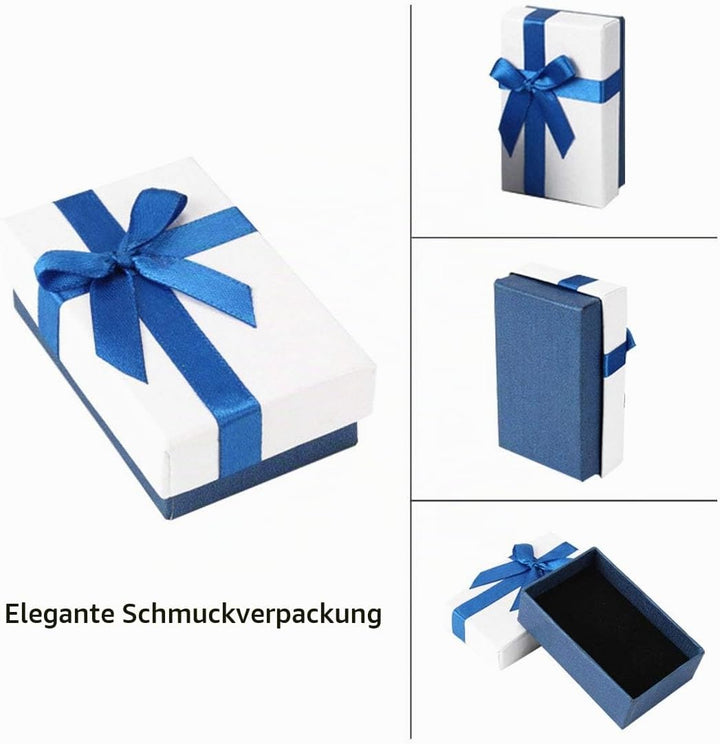 MASOP Silber Braut Schmuckset, Damen Hochzeit Schmuck Set, Blumen Ohrringe und Halskette mit Anhänge