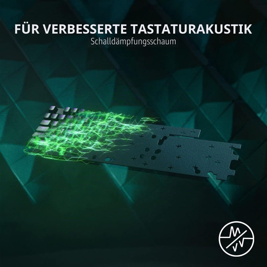 Razer Huntsman V2 Tenkeyless (Red Switch) - Optische Gaming-Tastatur ohne Ziffernblock (Lineare Opti