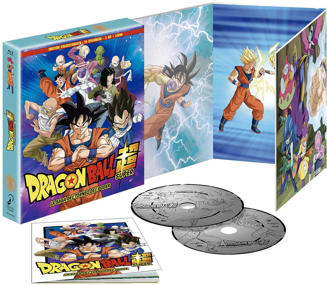 Dragon ball super box 8 episodios 91 a 104 edición coleccionistas blu-ray