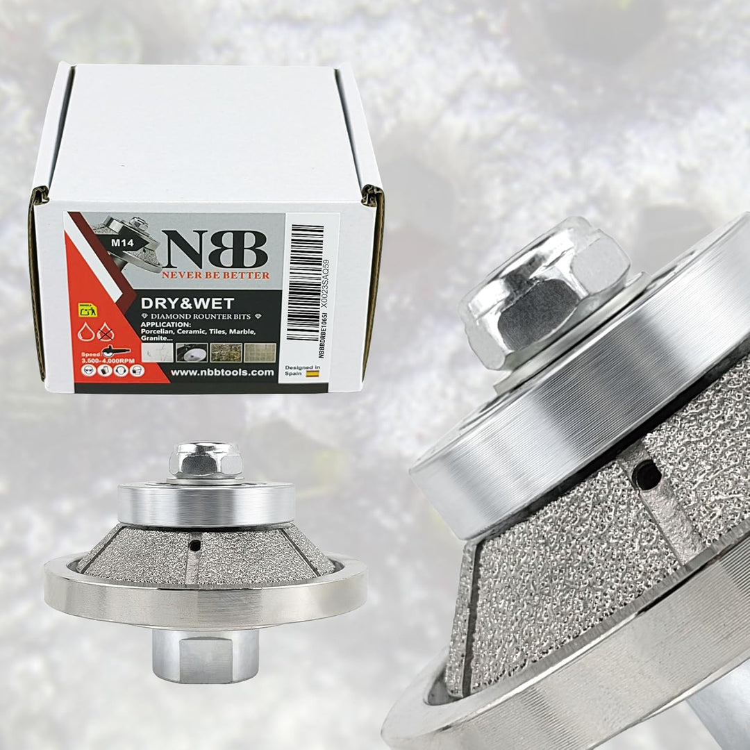 NBB Diamant-Profilscheibe Diamantfräser Fräsbohrer Trennreibahle Profilierungs-Bit für Porzellan Fli