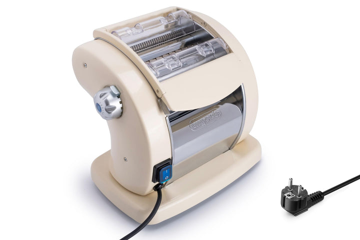 Imperia Pastapresto. Elektrische Nudelmaschine 100% Made in Italy. Frischpastamaschine aus Stahl mit