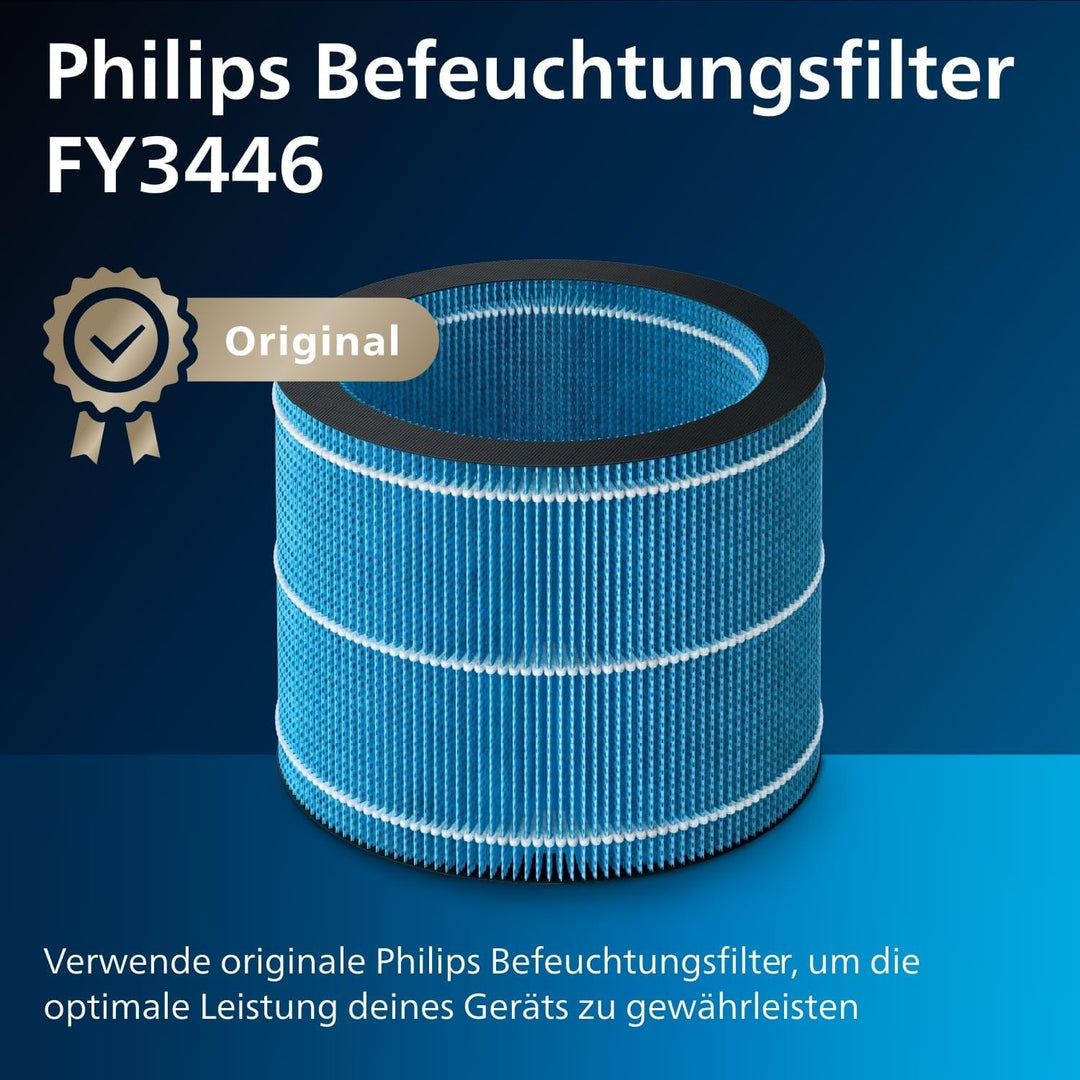 Philips Luftbefeuchter 3000 Serie HU3918/10 (bis zu 45m², hygienische NanoCloud-Technologie, leiser