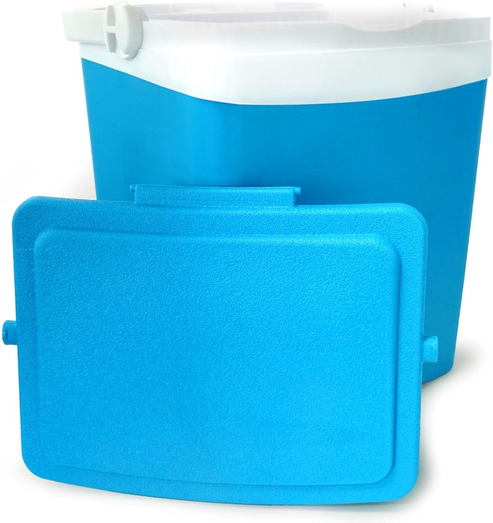 Kühlbox blau passiv 25 Liter/Thermobox Warmhaltebox Box isoliert
