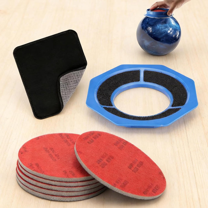 Bowling Ball Schleifpads,Universelles wiederverwendbares tragbares -Zubehör - Reinigungsset für Ball