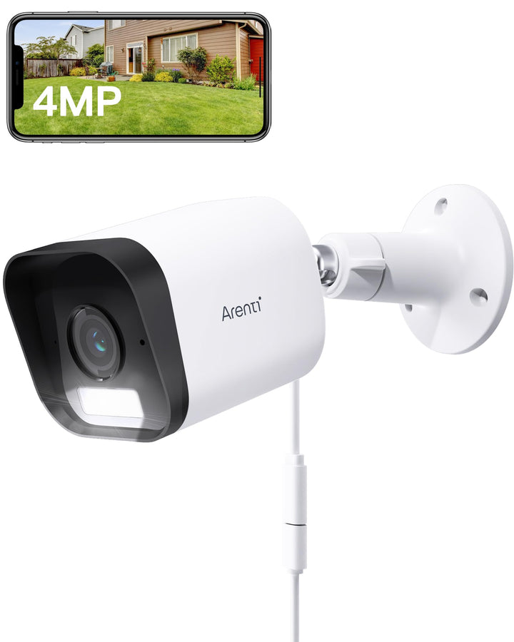 ARENTI 2.5K/4MP Überwachungskamera Aussen, 2.4G WLAN IP Kamera Überwachung Aussen mit APP, Vollfarb-