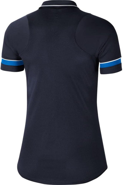 Nike Damen Academy 21 Polo Women Polohemd XS Obsidian/White/Royal Blue/White, XS Obsidian/White/Roya