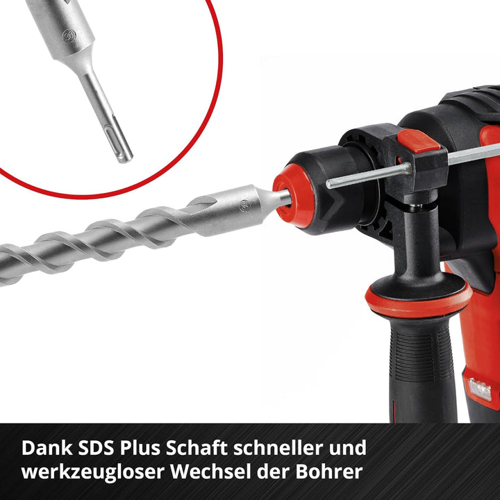 kwb SDS Plus Bohrer, SDS Plus Hammerbohrer (Ø 30 mm x 460/400 mm, mit extrem schneller Hartmetall 4X