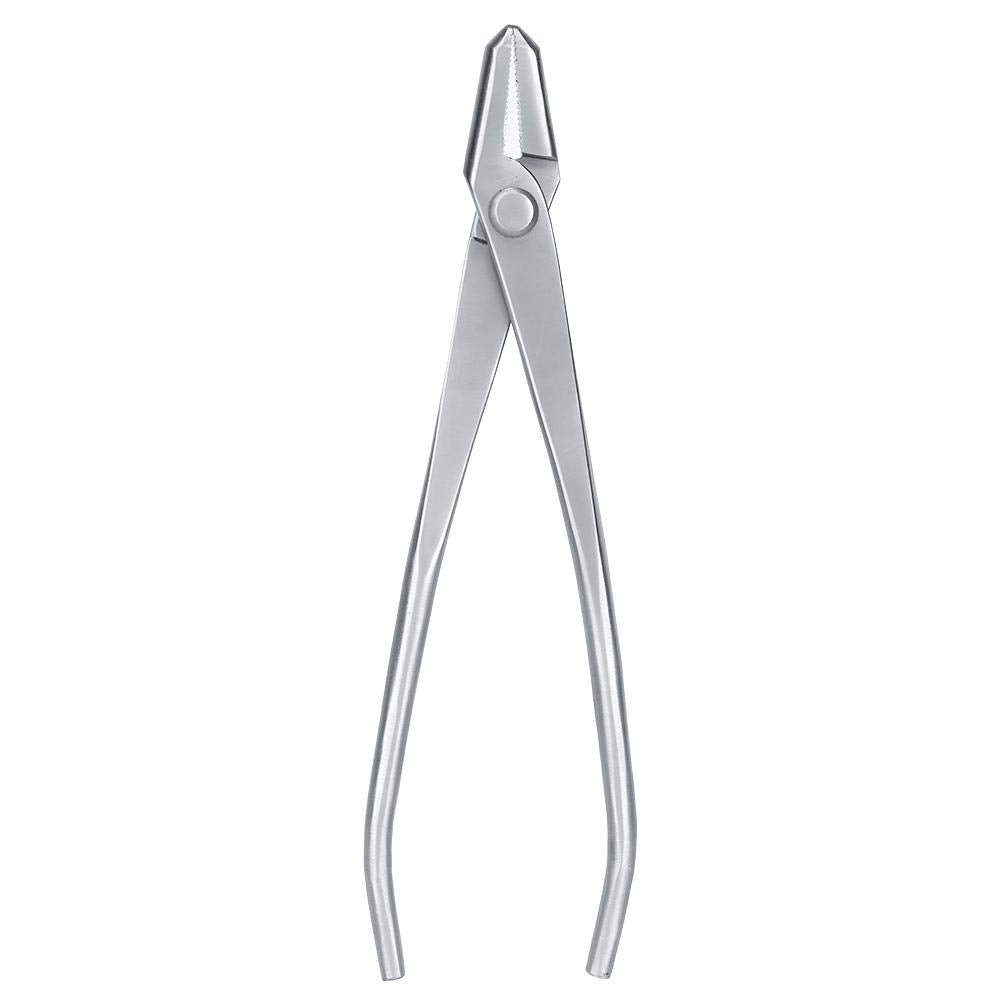 Duokon Bonsai Cutter Tool, Gartenpflege Edelstahl Knopfschneider mit runder Kante Gartenarbeit Schne