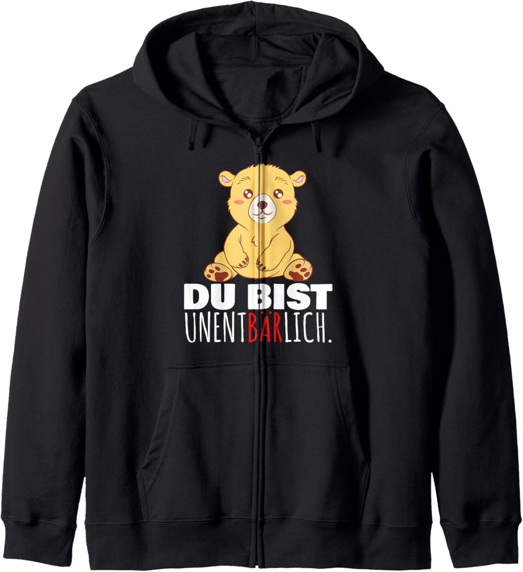 Du bist UnenBÄRlich Süsser Bär Geschenk Bären Freunde Liebe Kapuzenjacke