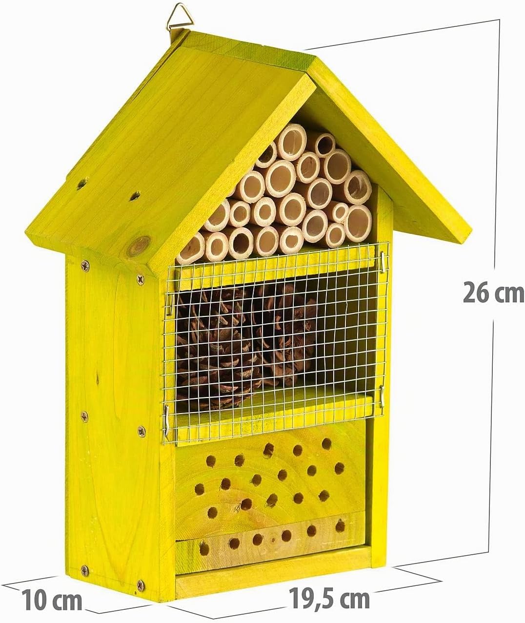 Royal Gardineer Baukästen Insektenhotel: 2er-Set Insektenhotel-Bausätze, Nisthilfe und Schutz, extra