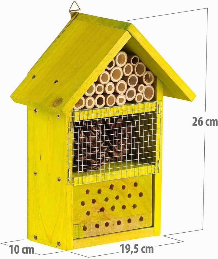 Royal Gardineer Baukästen Insektenhotel: 2er-Set Insektenhotel-Bausätze, Nisthilfe und Schutz, extra