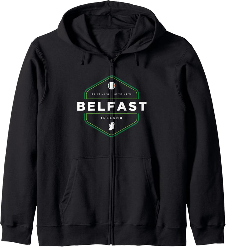 Belfast Ireland Kapuzenjacke