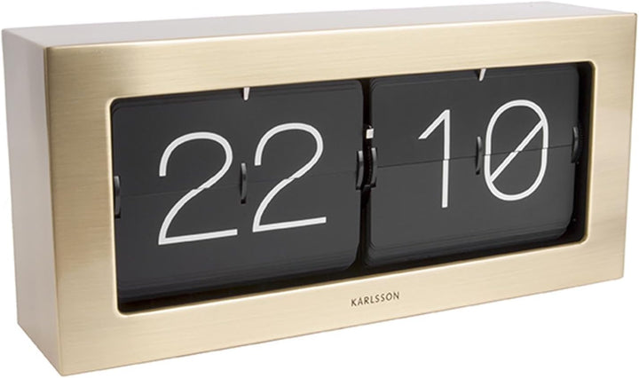 Karlsson Moderne Tischuhren KA5642GD Goldfarben, Goldfarben