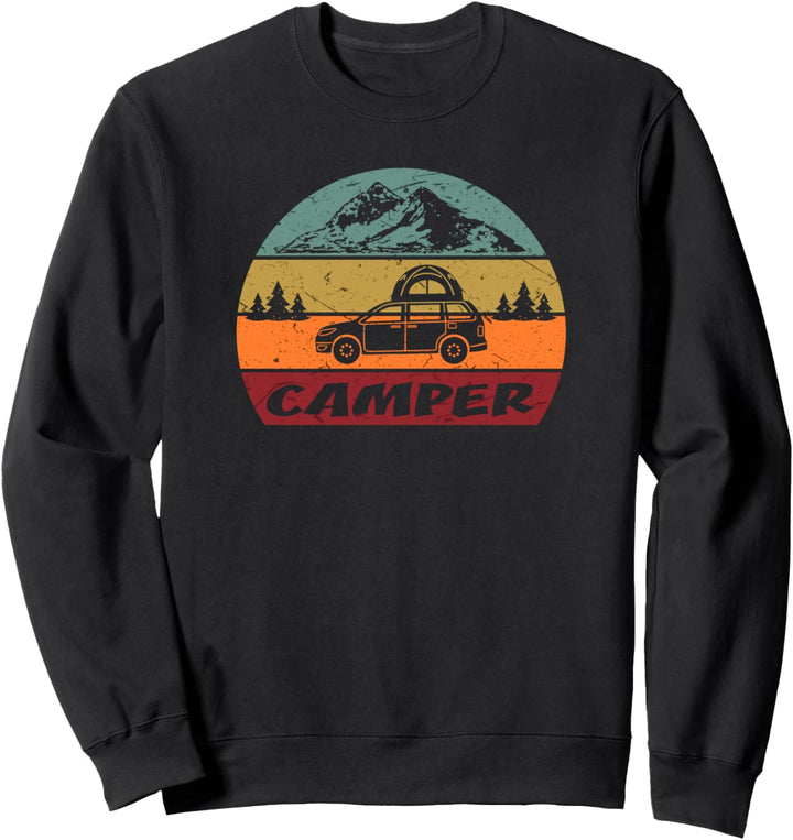 Auto Camping Wohnmobil Dachzelt Micro Camper Sweatshirt