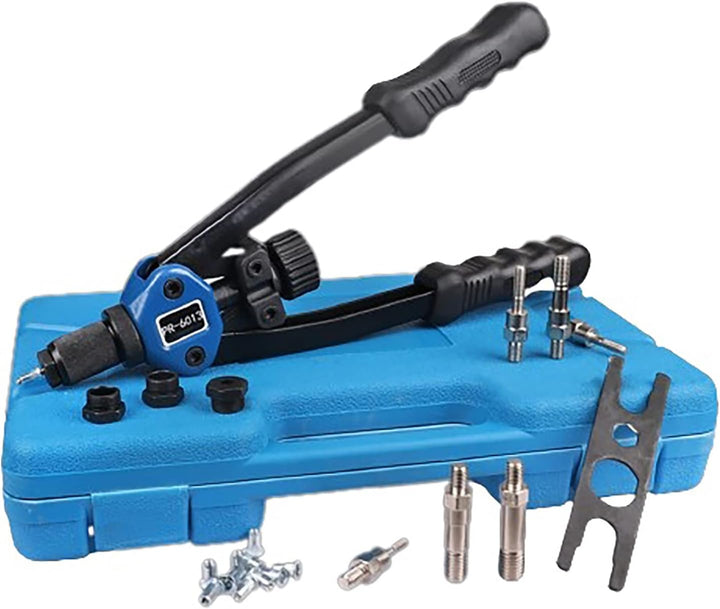 YWHWXB Nietmutter Werkzeug, 33cm Hand Nietmutter Setter Kit - 110Stück Heavy Duty Nietmuttern M3-M12