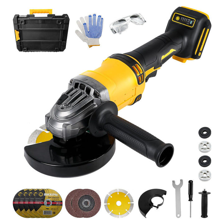 Akku-Winkelschleifer für Dewalt, 125 mm 10.000 U/min Trennwerkzeug elektrischer Schleifer bürstenlos