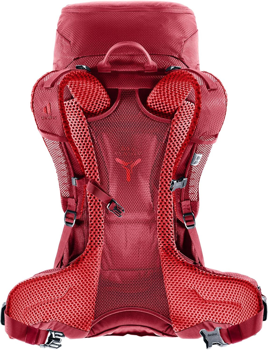 deuter Futura 32 Wanderrucksack mit Netzrücken &amp; Regenhülle Cherry-masala, Cherry-masala