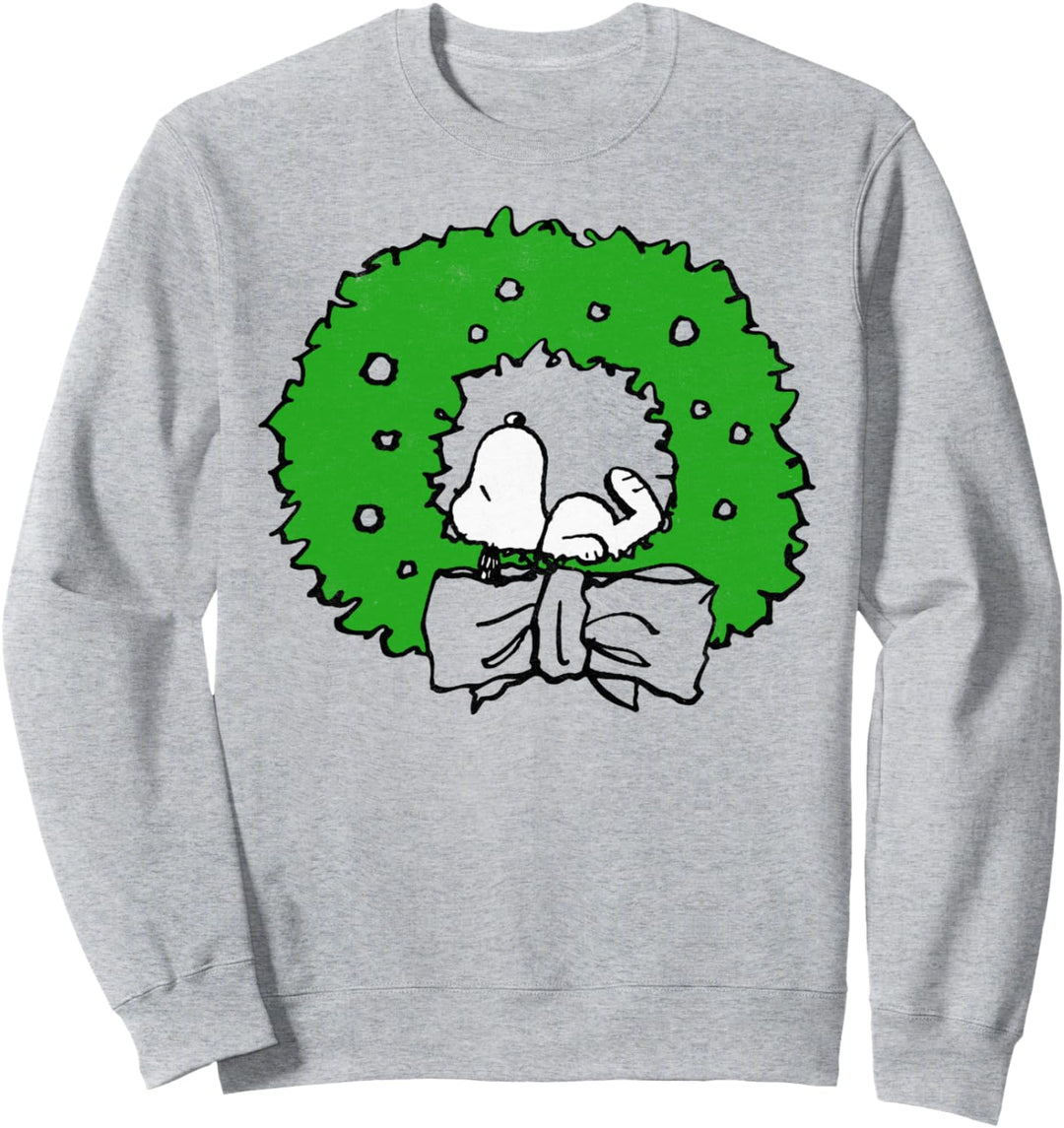 Peanuts Snoopy's Weihnachtskranz Nap Sweatshirt
