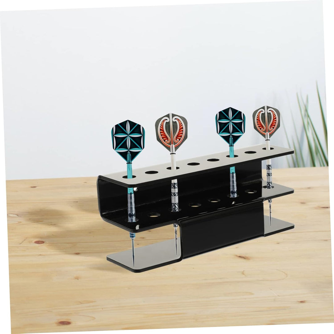 Supvox 2 Sätze Wandhalterung -Präsentationsständer Dartscheibe aus Acryl Pfeil Wandmontierte Dartsch