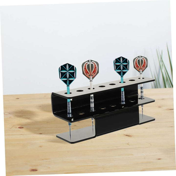 Supvox 2 Sätze Wandhalterung -Präsentationsständer Dartscheibe aus Acryl Pfeil Wandmontierte Dartsch