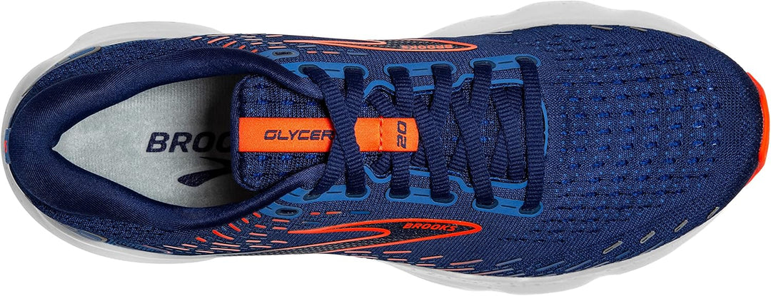 Brooks Men's Glycerin 20Running Shoe 42 EU Blue Depths Palace Blue Or, 42 EU Blue Depths Palace Blue