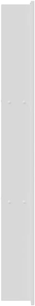vidaXL Duschnische Weiss 90 x 20 x 9,5 cm Edelstahl Matt-weiss 90 x 20 x 9,5 cm, Matt-weiss 90 x 20