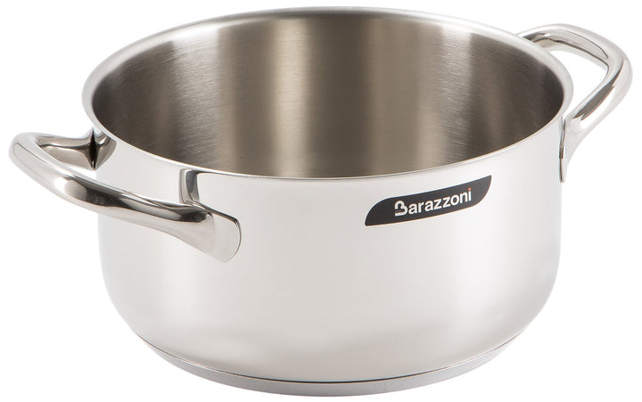 Barazzoni Chef Line Stielkasserolle Zwei Griffen cm 22 Stahl, cm 22