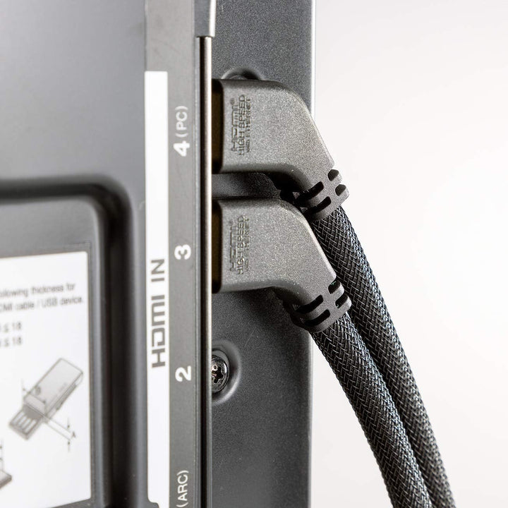 Eagle Cable by INAKUSTIK – 10011048 - Deluxe High Speed HDMI 2.0b Kabel mit Ethernet | gewinkelte St
