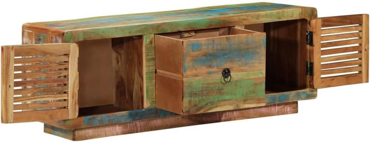 vidaXL TV Schrank, Lowboard für Fernseher, HiFi-Schrank Fernsehtisch mit Stauraum, TV Möbel Fernsehs