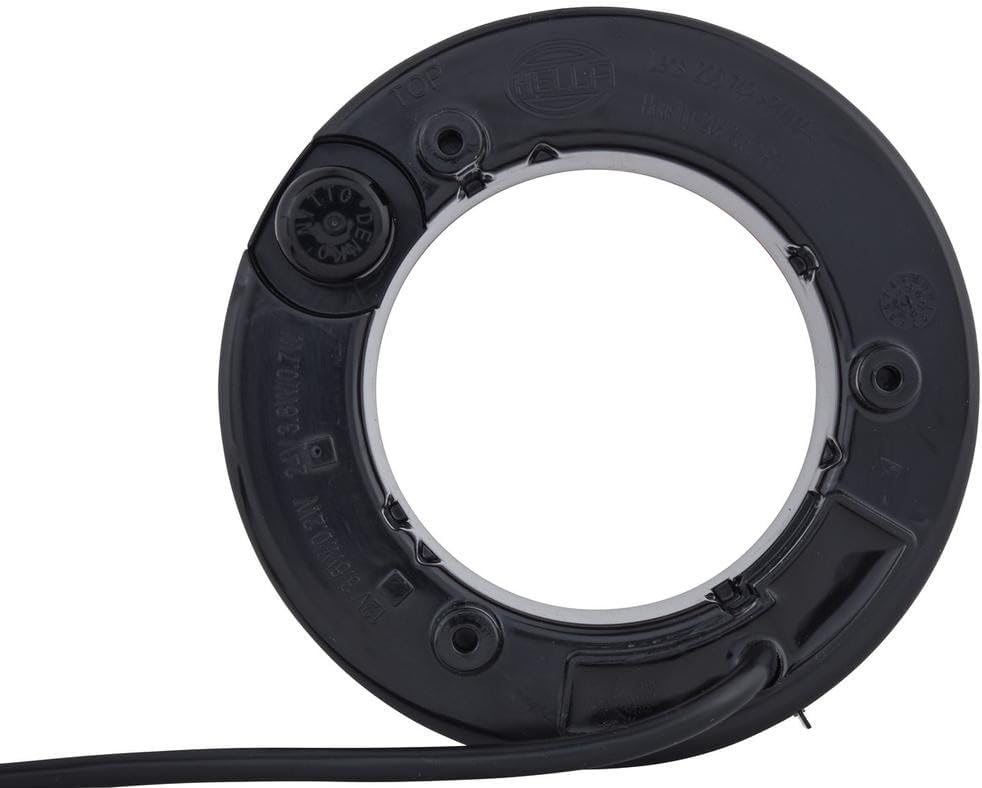 HELLA - Heckleuchte - LED - 24V - Anbau/Schraubanschluss - Lichtscheibenfarbe: rot - Kabel: 250mm -