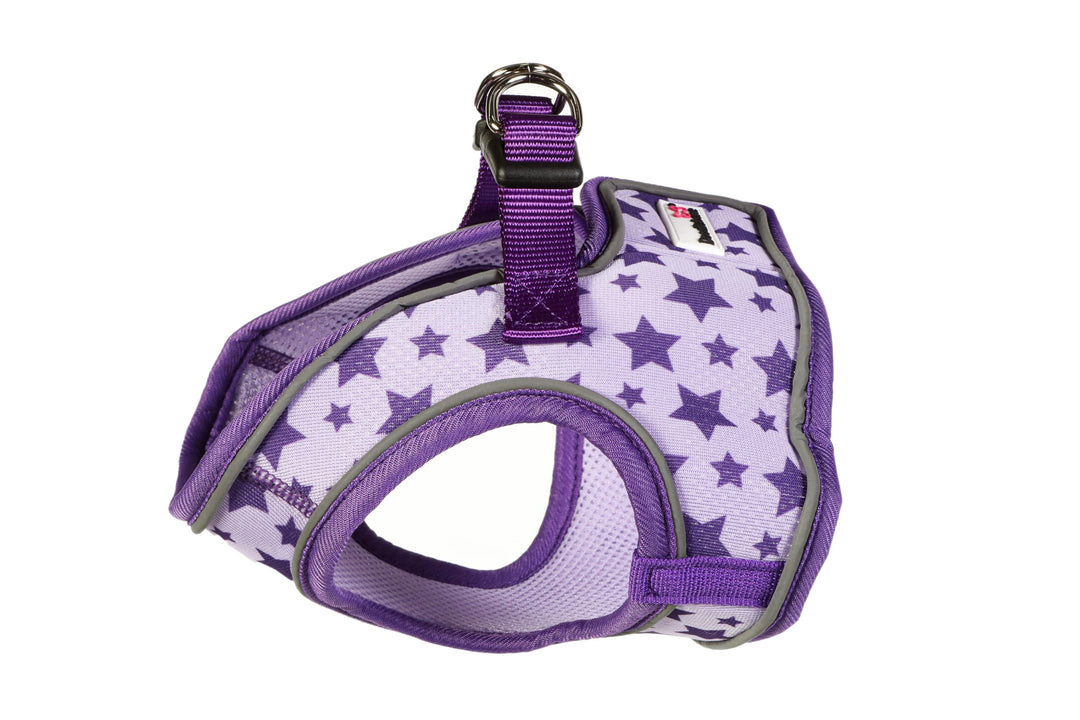 Doodlebone Snappy Hundegeschirr, Violette Sterne, 6 Violette Sterne 6, Violette Sterne 6