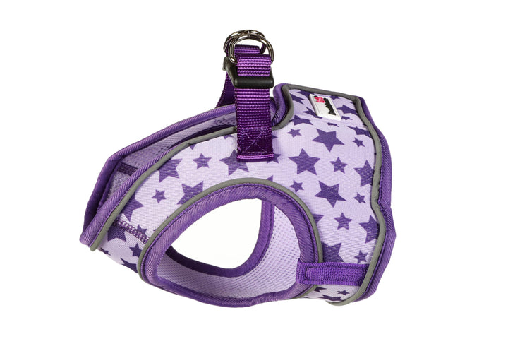 Doodlebone Snappy Hundegeschirr, Violette Sterne, 6 Violette Sterne 6, Violette Sterne 6