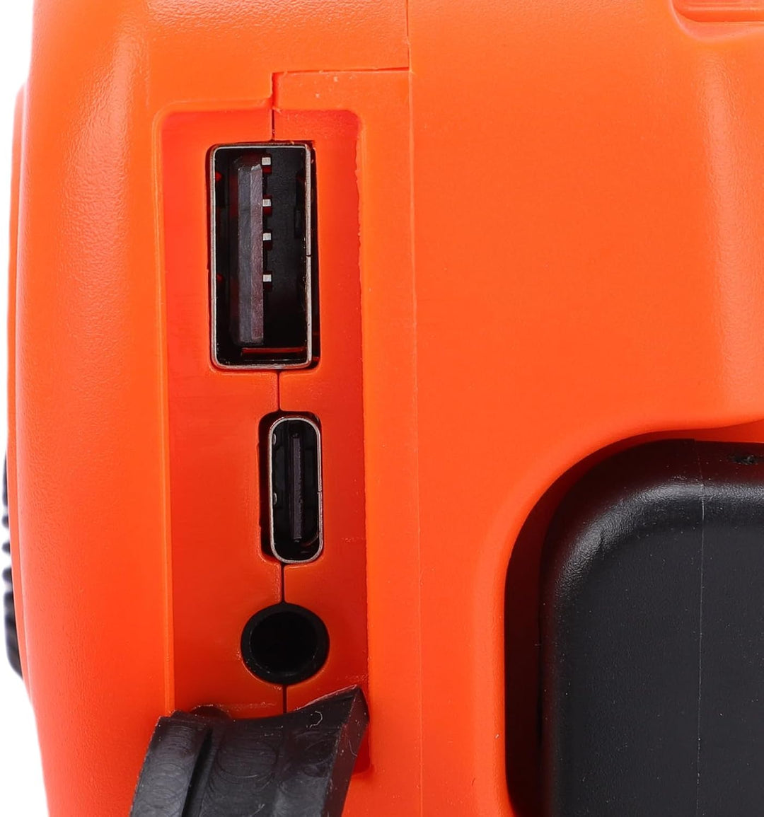 Walfront Kurbelradio Wetterradio, Tragbares Notfallradio mit Kurbel und Solar mit 6000 mAh Powerbank