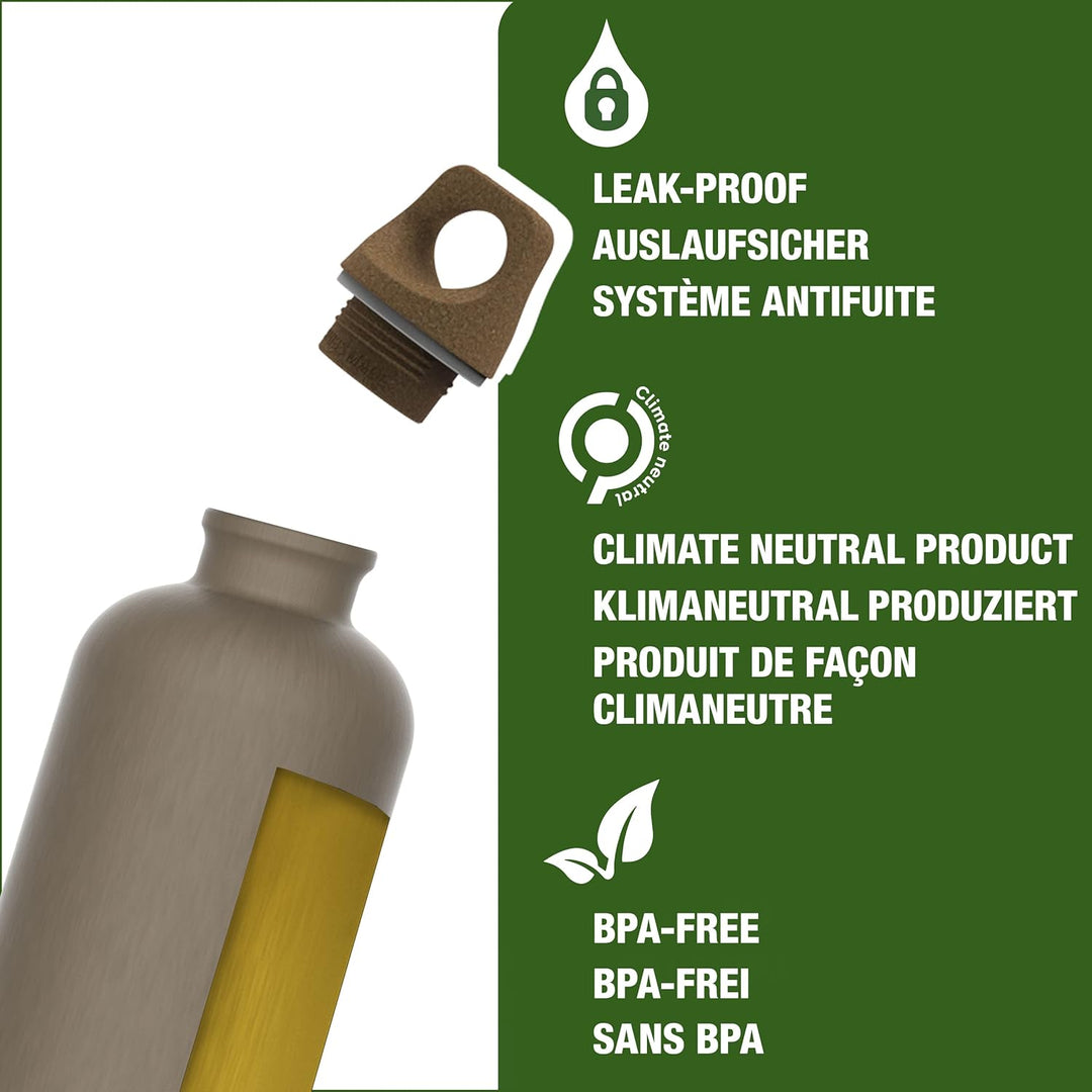 SIGG - Alu Trinkflasche - Traveller MyPlanet - Made in Switzerland - Für Kohlensäurehaltige Getränke