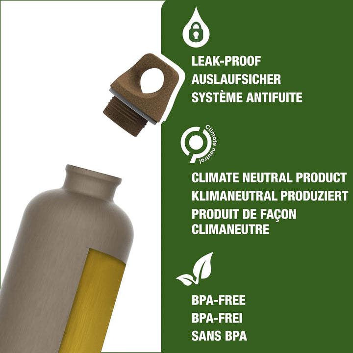 SIGG - Alu Trinkflasche - Traveller MyPlanet - Made in Switzerland - Für Kohlensäurehaltige Getränke