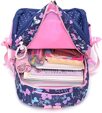 Amythe Schulranzen für Mädchen, Kinderrucksack Schultasche Mädchen 1-5. Klasse Leichte Wasserdichte