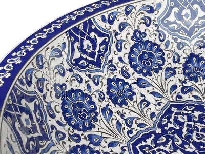 Cerames Keramik Waschbecken Iznik aus Kuthaya Gece - Türkische einbauwaschbecken für Badezimmer, Toi