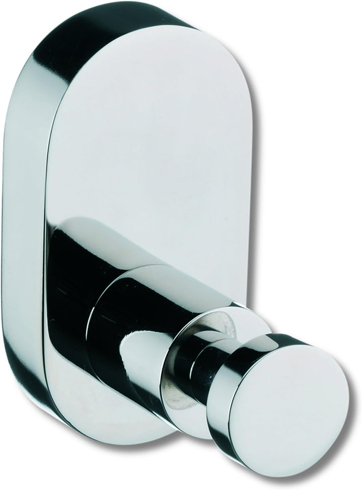 Kela 22680, Haken, Zum Kleben oder Bohren, Edelstahl 18/10, 3,5x 5x 6 cm, Lucido, Silber Glänzend Ha