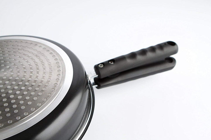 MGE - Omelette-Pfanne für Induktion und Vitro - Aluminium - Ø 24 cm - Schwarz