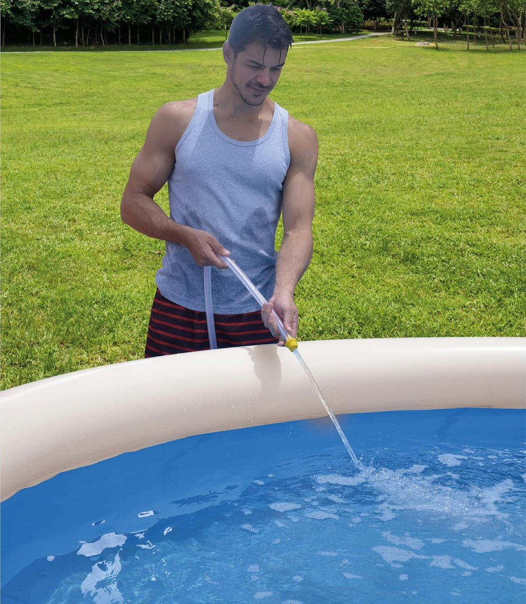 Happy People Quick Up Pool Set, ca. 396x84 cm,