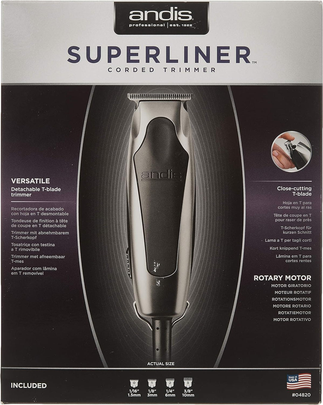 Andis Superliner Trimmer with Extra Close-Cutting T-Blade