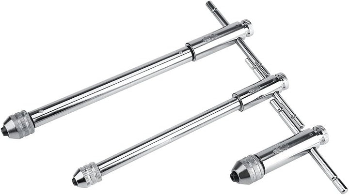 Yosoo Einstellbare Stahl Silber T Stab Griff Ratschenhahn Halter Schraubenschlüssel Haushaltslegieru