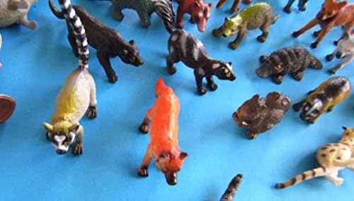 Miniblings 34x Wildtiere Wilde Tiere Tierfiguren Aufstellfiguren Nager Räuber
