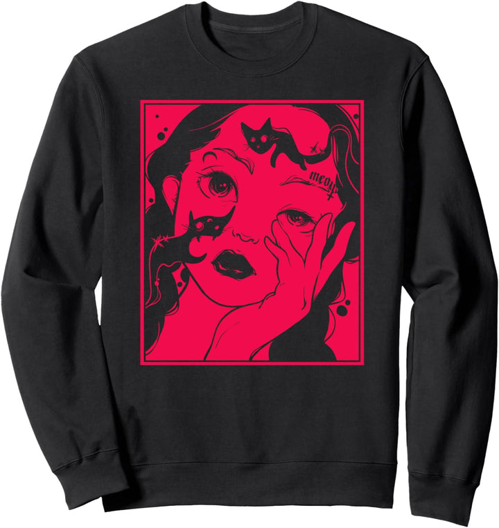 Kawaii Soft Grunge E-Girl Aesthetic | Harajuku Manga Anime Sweatshirt