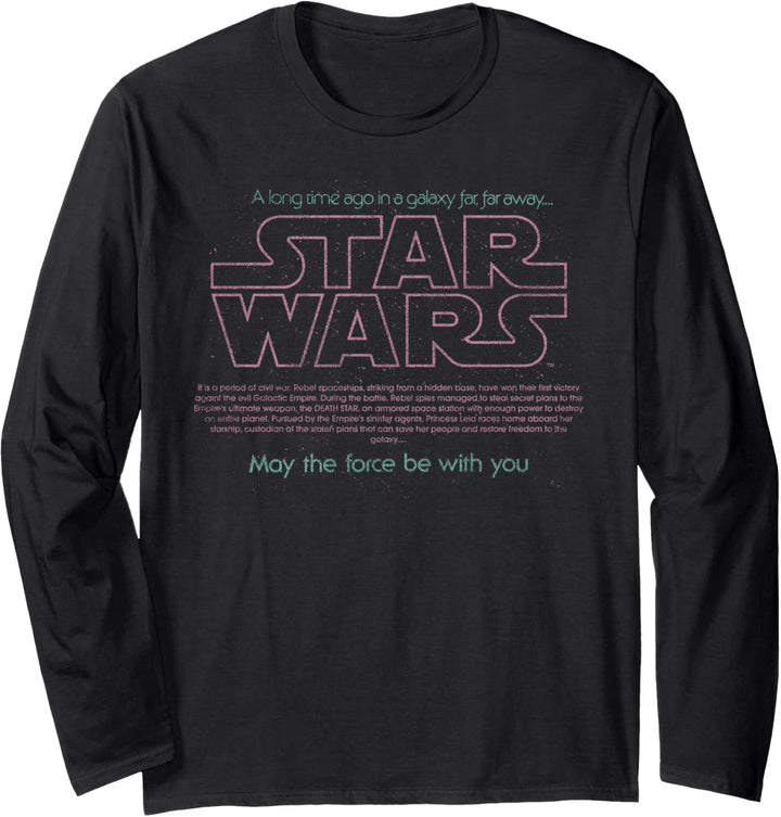Star Wars Darth Vader May The Force Be With You Poster Langarmshirt