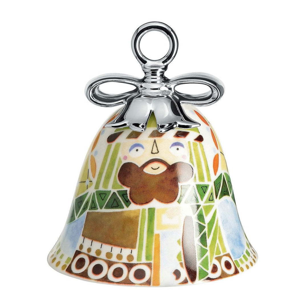 Alessi Weihnachttsschmuck, Porzellan, Bunt, 7.2 x 7.2 cm