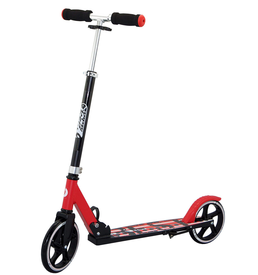 Best Sporting Scooter 205er Rolle, City-Roller mit grosser Trittfläche, Klapp-Ständer und Schaumstof